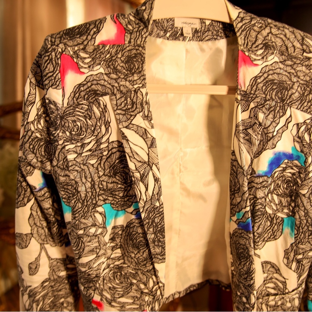 Printed Blazer